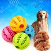 Gummi bollschew Treat Dispensing Holder Pet Dog Puppy Cat Toy Training Dental J00033