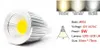 LED Spotlight Super Bright COB GU10 LED 9W Żarówki Światła 60 Kąt Ściemniany E27 E26 E14 MR16 Ciepłe / czyste / chłodne białe