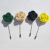 Ücretsiz kargo! Yeni 24 ADET / GRUP 3 CM gül çiçekler yaka iğneler seçtiğiniz için 13 renk hissettim