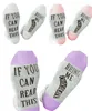 women funny words printed letters socks If You Can Read This Bring Me Chocolate cotton christmas socks