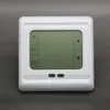 Freeshipping -Unterbodenheizung Thermostat Touchscreen Weekly Programmierbar warmer Temperatur Controller mit blauem Licht
