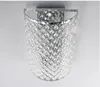 Moderno Cristal Semi-Círculo Quarto de Parede Espelho Espelho Front De Parede Sconce Quarto Bedside Luminária De Parede Luminárias Corredor Corredor De Cristal