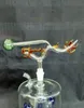 Accessoires de narguilé en verre en gros, accessoires de bong en verre, pot de dragon classique, livraison gratuite, grand mieux