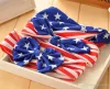 Baby American Flag euro stars stripe bowknot Fasce 3 Design Girls Lovely Cute Bow Fascia per capelli Headwrap Accessori elastici per bambini