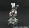 Free shipping ------Large glass color silk pattern Hookah+ accessories,Variety, random delivery