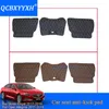 3pcs Car Seat Back Anti-Child-Kick Pad Cover Backseat Children Kick Protect Mud Dirt Mat For Buick Regal Opel Insignia 2017 2018