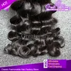 100% Indian Włosy Wyplata Faliste Luźne Głębokie Wave 1 pc środkowej części Top Koronki Zamknięcie 4 "X4" z 3 sztuk Wiązki Włosów Natural Hair Extensions