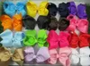 100 stks / 6 inch grote lint bogen boutique baby haar hoofdband baby meisjes haaraccessoires voor baby hoofdband / prinses