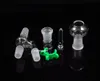 adaptateur de bong en verre plate-forme pétrolière avec clip en plastique joint femelle ou mâle 14,5 mm ou 18,8 mm