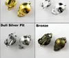 Gancio clip da clip rotondo da 100 pclot su overings GoldsilverBronzedull Silver PLT9113072