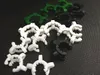 Plastic Keck Clip Manufacturer smoking accessories white Laboratory Lab Clamp Clip connect glass bong 18mm many color be mix