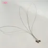 12Units Stainless hair application Pulling hair extension tools Top quality Nano Ring Hair Threader Silver Color3131362