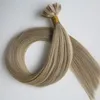 Pre Bonded Flat Tips Human Hair Extensions 50G 50Strands 18 20 22 24Inch M8613 Keratin Hårprodukter