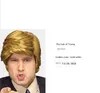 Symuluj włosy śmieszne Donald Trump Peruka Dorosłych Kostium Akcesoria Billionire Włosy Peruka Kandydat Fancy Hair Klipsy