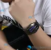 Fashion Personality Full Men Watch Steel Blue 28 LED Binary Military Bracelet Sports Watch Wristwatch Men's Watches Drop Shipping