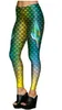 Tayt Mermaid Balık Terazi Jeggings Kadınlar Mermaid Ince Tayt Kuyruk Yüzgeçleri Parlak Spor Kalem Pantolon Baskılı Streç Pantolon Roupas B3535