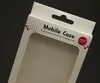 Biały Papier Detaliczny Opakowanie / Pakunek / Box dla iPhone 5S 6 6S 6 Plus Galaxy S4 Uwaga 4 Telefon komórkowy Skóra Skóra Pokrywa DHL za darmo