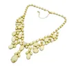 Nuova Fashion Gold Gold Resin Gem Stone affascinante CHULKER Biban Collace 8 colori Women Jewelry