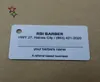 send design files custom plastic key tag cards pvc material with barcode keytag fobs261O