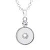 8 Styl Crown Crystal Snap Button Naszyjnik Kolczyki Łańcuch Stal Nierdzewny DIY 18mm Przyciski Snap Charms Urok Kobiety Mężczyźni Biżuteria
