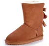 2016 grossist! Ny mode Australia Classic Tall Winter Boots Real Leather Bailey Bowknot Women's Bailey Bow Snow Boots Skor Boot @ 885