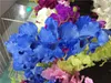 Silk Phalaenopsis 95cm/37.4 "Längd Artificiell orkidé Vanda White/Pink/Fuchsia/Green For Wedding Flower Home Party Xmas Showcase Decor