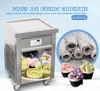 Equipo de cocina de envío gratis Etl CE Thai Single Square 52x52cm Máquina de helado de rollo instantáneo con refrigerante completo
