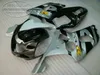 Customize Motorcycle parts for SUZUKI GSXR1000 K2 2000 2001 2002 silver black fairings GSX-R1000 00 01 02 fairing kit YR72