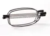 Новое прибытие складные очки для чтения с жесткий футляр, черный портативный гибкий читатель 10 шт. / лот бесплатная доставка
