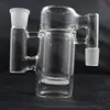 Wabenscheibenscheibe Glasschatzer Glas Bong 18,8 mm Gelenkgröße Glaswasserrohr Good Diffusion Glas Percolator Miniöl Rig Treffer glatter