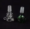 Taça de vidro deslize cores misturadas Fumar cachimbo de água de fumo bong coletor de cinzas bubbler frete grátis atacado 14mm e 19 MM