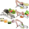 Mandoline Slicer Kitchen Manual en acier inoxydable Cutter Julienne pour trancher les légumes de fruits alimentaires 7847446