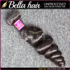 Mongolian hair Extensions 3pcs/lot 8"-30" Loose wave Virgin Human Hair Bundles Double Weft Natural Color Bellahair