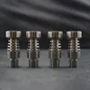 Две функции Domeless Titanium гвоздь для обоих 14,5 мм и 18,8 мм мужской Grade 2 GR2 Титана ногтей подходят стекла Бонг водопровод