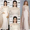 2019 Elegancki Vintage Arabski Wysokowy Szyi Formalne Suknie Wieczorowe Koronki Sukienka Illusion Sukienka z kurtką do pełnego zwrotu Nowe Gorące Niestandardowe Dresses