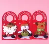 Decorazioni natalizie all'aperto 10 "porta ornamenti appesi porte appese bambino natale casa decorazione del partito spedizione gratuita CD001