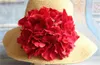 Avrupa İpek Ortancaları Dia. 16 cm / 6.3 "Yapay Mallorca Ortanca Çiçekler DIY Gelin Buketi Korsaj Bilek Çiçek Aksesuarları için
