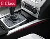 Autocollant de voiture Console centrale intérieure boîte de changement de vitesse paillettes porte-gobelet d'eau couverture bande de garniture pour Mercedes Benz classe C W204 2008-14 Ac230A