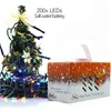 Hurtownie Holiday String Light Salt Water Powered String Light Lampa Zewnętrzna Wodoodporna Outdoor Decoration Christmas Lights Statek DHL