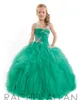 Crystal Illusion Cromow Girl's Girl's Girl's Girl's Rachel Allan Ruffles Tiul Birthday Gown Flower Girls Dresses Hy1142