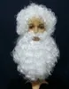 uomini di Hallowmas di natale parrucca di Babbo Natale + vestito da barba April Fools 'Day costume ball Babbo Natale spedizione gratuita