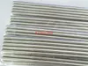 300pcs/lot 6mm*215mm 8.5" Straight 304 Stainless Steel Straw metal Drinking Straws With Thread