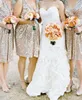 Bling Rose Gold Cheap 2019 Bridesmaid Dresses Short Sleeve Sequins Backless Knee Length Beach Wedding Gown Bridesmaid Dresses7724958