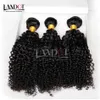 3pcs mycket 8-30 tum Eurasian Kinky Curly Virgin Hair Grade 7a Obehandlat Eurasian Human Hair Weaves Bundes Naturliga svarta tillägg