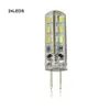 G4 3W 24LEDS Kieselgel-Kristallkerze DC 12V-LED 3014 SMD-Glühlampe für Auto-Home-Lampe 50 PCs Freies Schiff