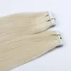 Tape in Hair Extensions 40pcs 1424inch 60 100g Straight Indian Remy Hair Weaves Skin Weft 100 Human Hair Extensions1395850