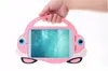 Custodie in silicone per tablet tote per auto cartoon con borsa per il trasporto con una maniglia Custodie per tablet antiurto per bambini Cute Smart Cover per iPad Mini Mini2 3