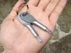 Bolso multifuncional ferramenta pequena chaveiro ao ar livre EDC engrenagem chaveiros com chave de fenda Cabeça Phillips Mini chave de fenda definida com chave anéis