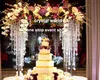 تزيين الزفاف الأنيق بالجملة مركزية Crystal Beads Table Decoration Centerces for Event Decoration