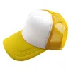 Groothandel-hot marketing unisex casual hoed solide baseball cap trucker mesh lege vizier hoed instelbaar juni16